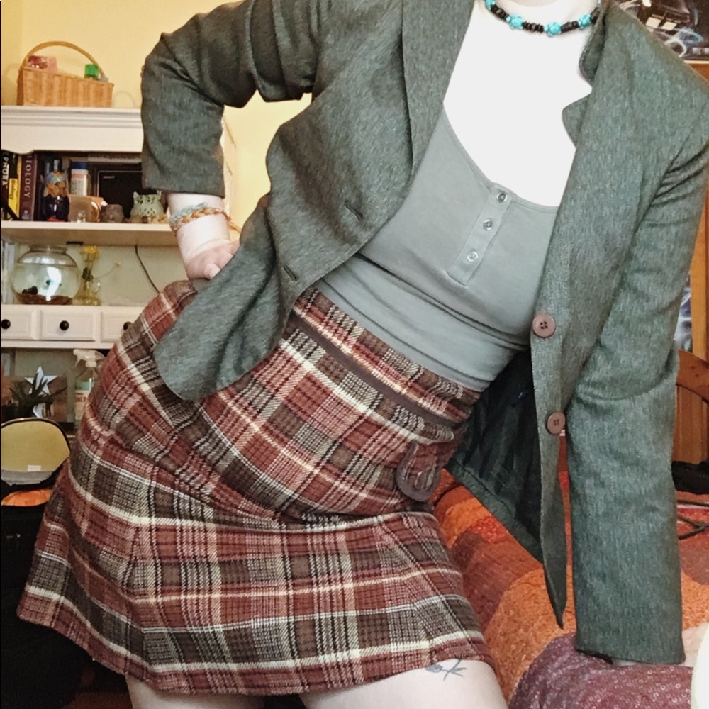Plaid skirt